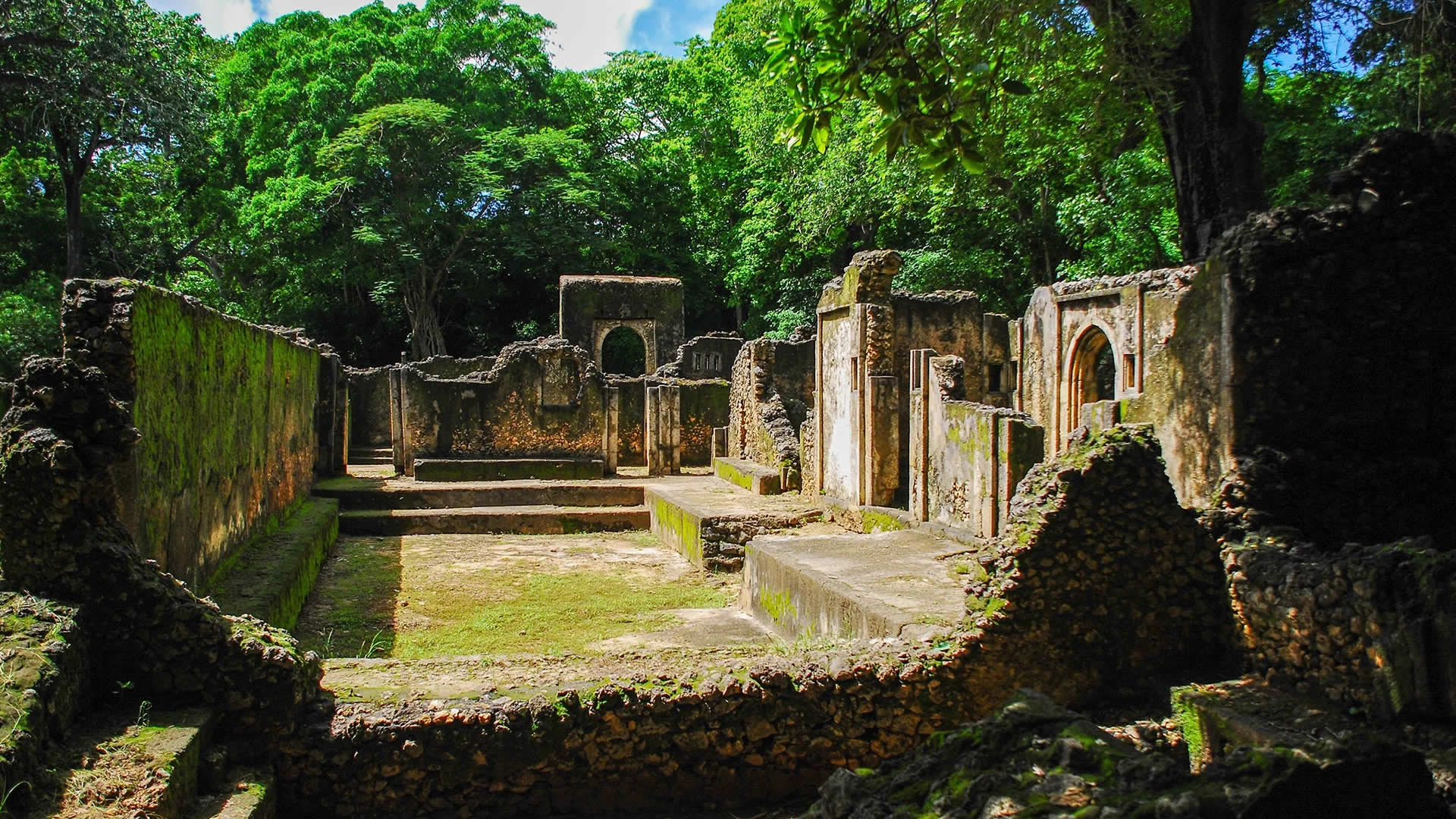 Exploring the historic Gedi Ruins near Watamu