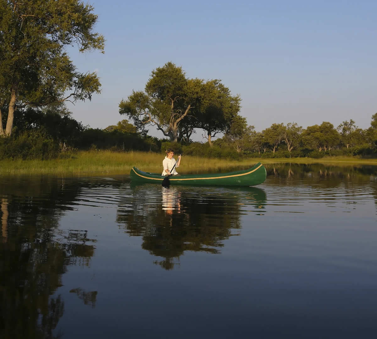 Canoeing Lake Duluti